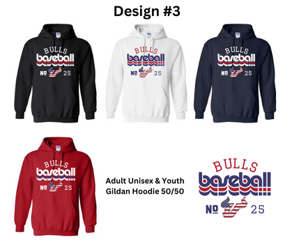 Bulls Baseball Hoodie