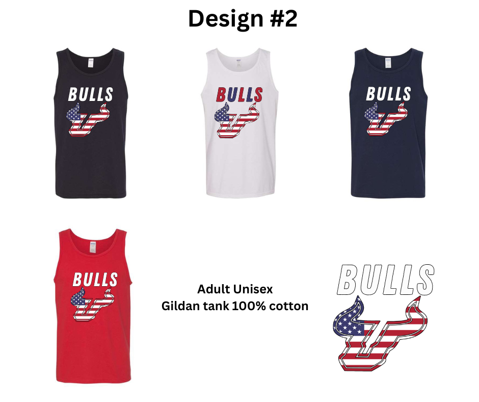 Bulls Baseball Adult / Unisex Tank Top