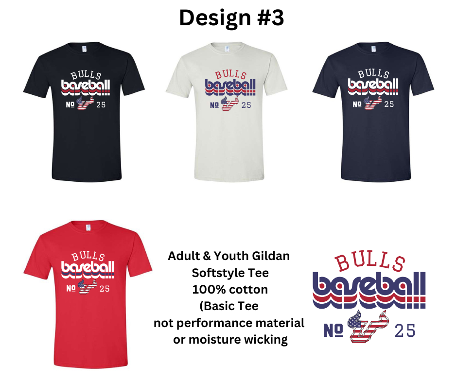 Bulls Baseball Short Sleeve - Basic Tee