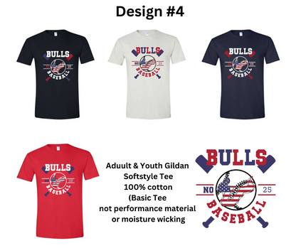 Bulls Baseball Short Sleeve - Basic Tee