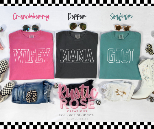 Varsity Letter (Custom Name)