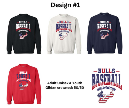 Bulls Baseball Crewneck