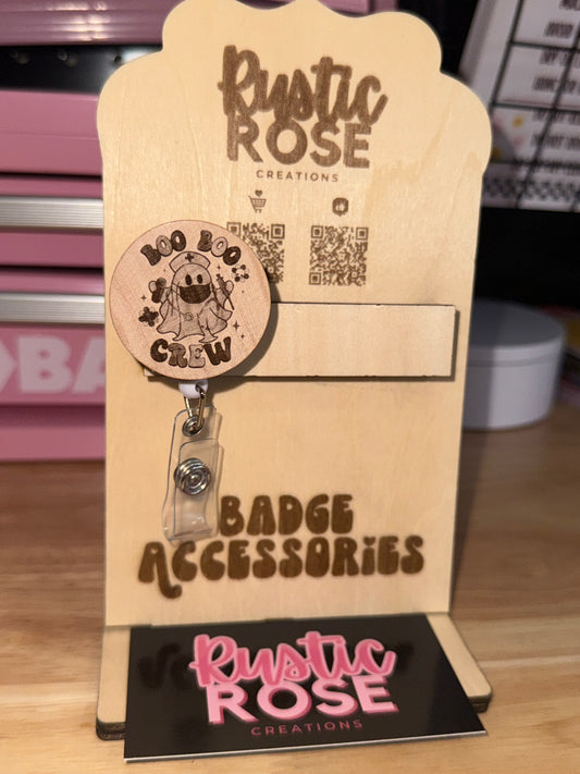 Boo Boo Crew Badge Reel