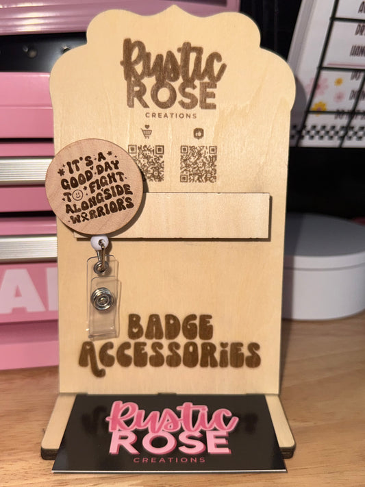 It's A Good Day To Fight Alongside Warriors -Awareness- Badge Reel