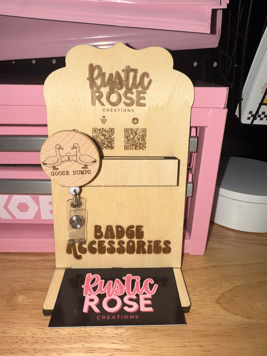 Goose Bumps Badge Reel